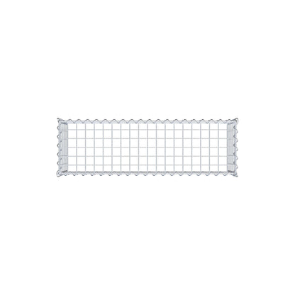 Aangegroeide schanskorf type 3 100 cm x 30 cm x 30 cm (L x H x D), maaswijdte 5 cm x 5 cm, spiraal