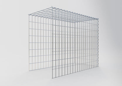 Gavión complementario tipo 4 100 cm x 80 cm x 50 cm (L x A x P), luz de malla 5 cm x 10 cm, en espiral