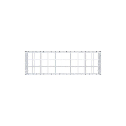 Gabion 100 cm x 20 cm x 30 cm (L x H x D), mesh size 10 x 10 cm, spiral ring