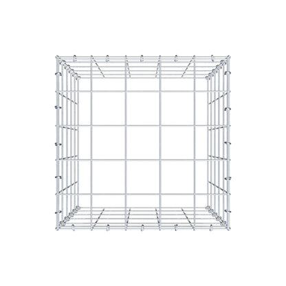 Monteret gabion type 3 50 cm x 50 cm x 50 cm (L x H x D), maskestørrelse 10 cm x 10 cm, C-ring