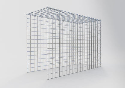 Anbaugabione Typ 4 100 cm x 70 cm x 40 cm (L x H x T), Maschenweite 5 cm x 5 cm, Spirale