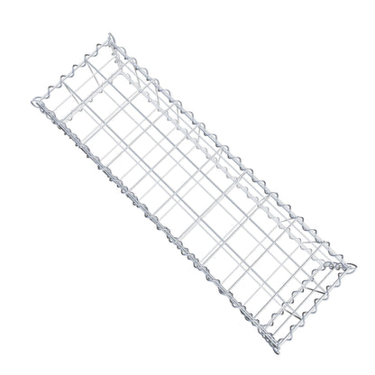 Gabione 100 cm x 20 cm x 30 cm (L x H x T), Maschenweite 10 cm x 10 cm, Spirale