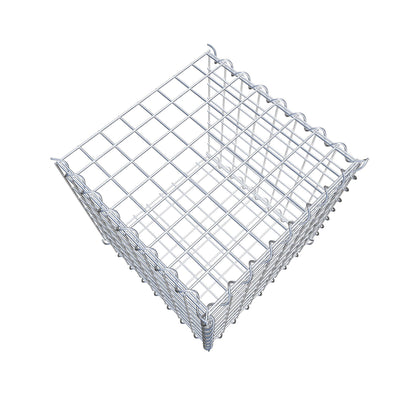 Gabion rapporté type 2 40 cm x 40 cm x 40 cm (L x H x P), mailles 5 cm x 5 cm, spirale