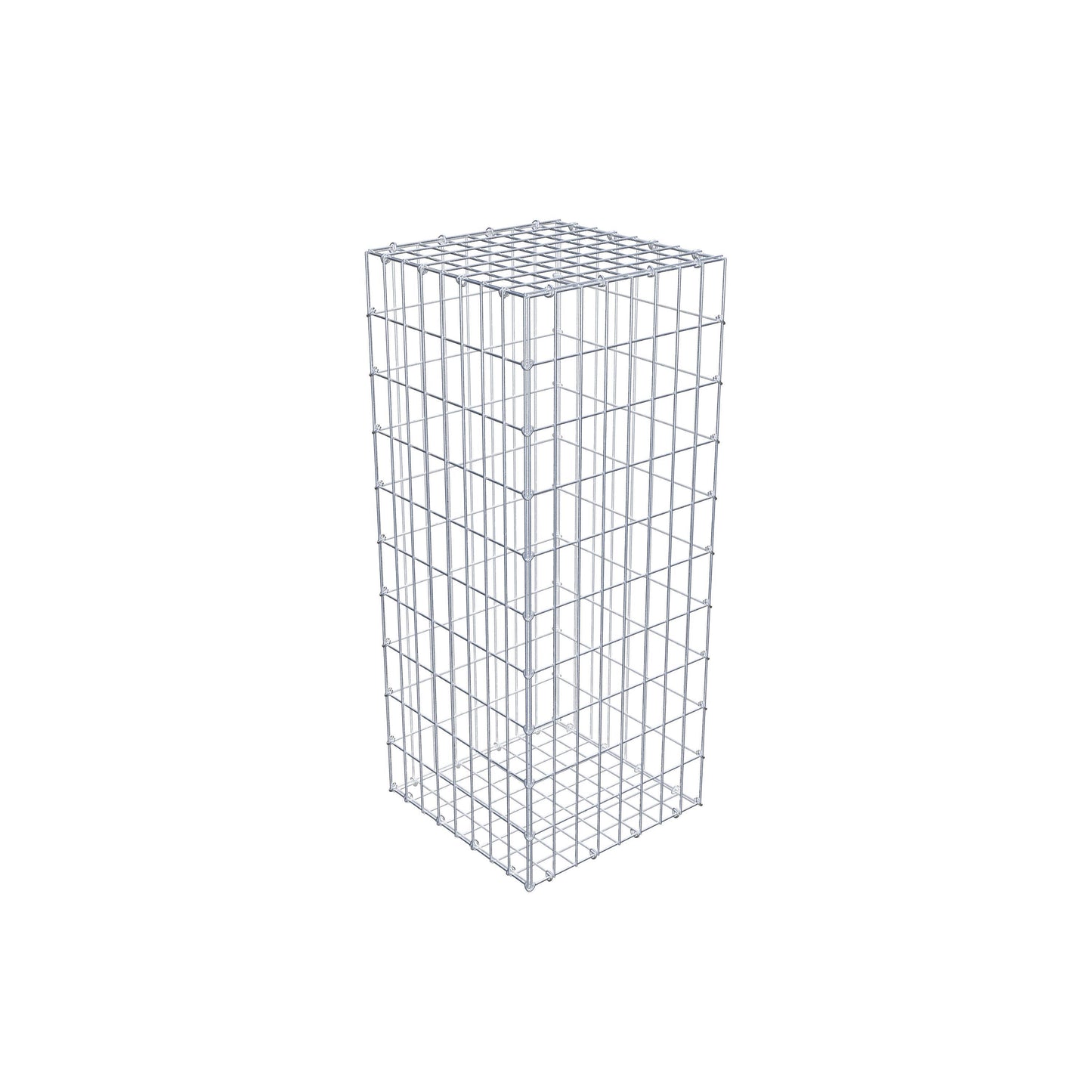 Gabione 100 cm x 40 cm x 40 cm (L x H x T), Maschenweite 5 cm x 10 cm, C-Ring