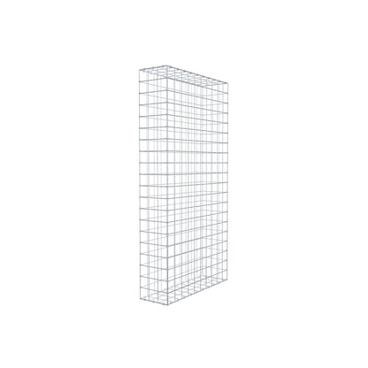 Gabbione 200 cm x 100 cm x 30 cm (L x H x P), maglia 10 cm x 10 cm, anello a C
