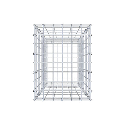 Gabbione 100 cm x 30 cm x 40 cm (L x H x P), maglia 5 cm x 10 cm, anello a C