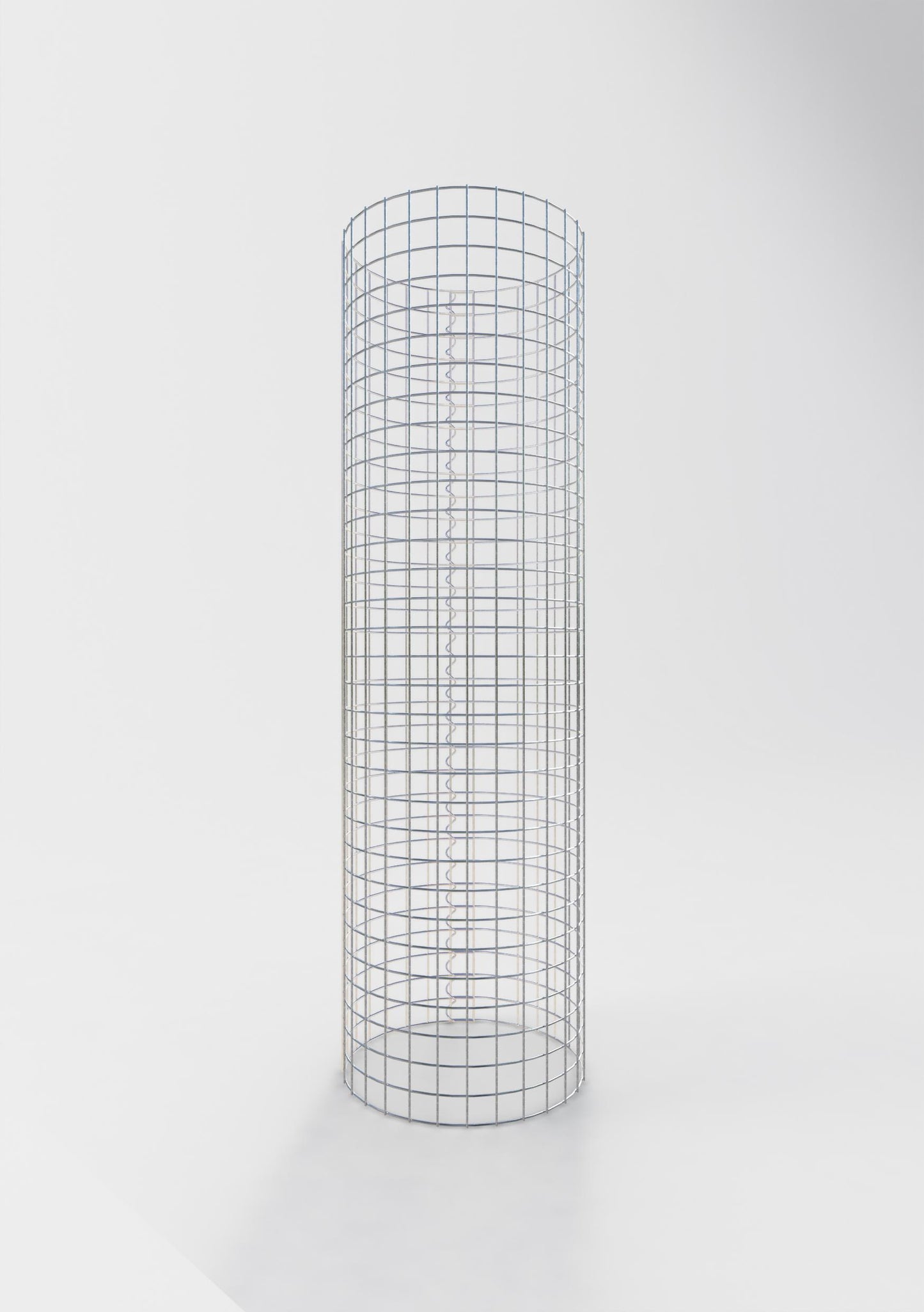 Colonne de gabion ronde 47 cm de diamètre, 160 cm de hauteur, maille 5 cm x 5 cm