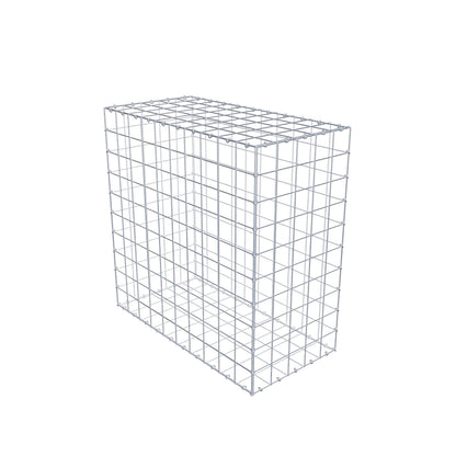 Gabione 100 cm x 100 cm x 50 cm (L x H x T), Maschenweite 10 cm x 10 cm, C-Ring