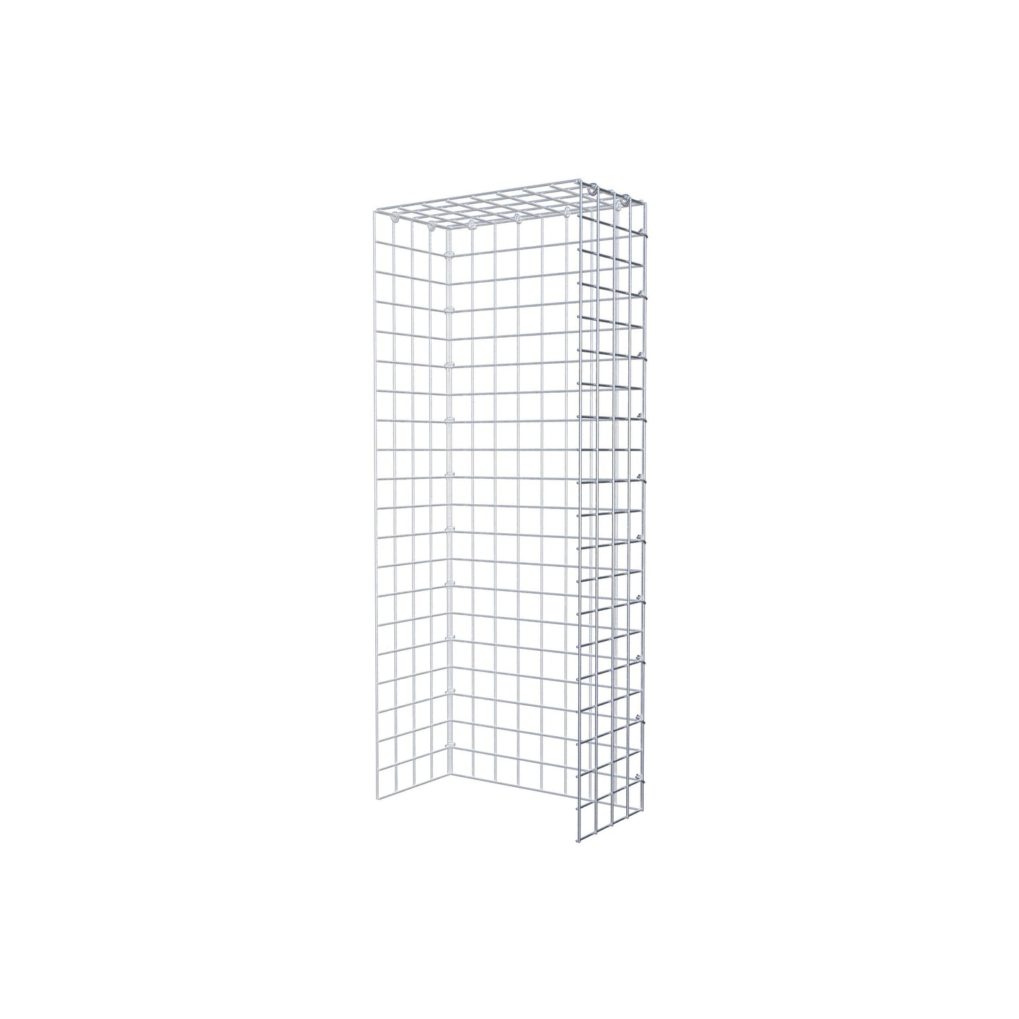 Anbaugabione Typ 4 100 cm x 20 cm x 40 cm (L x H x T), Maschenweite 5 cm x 5 cm, C-Ring