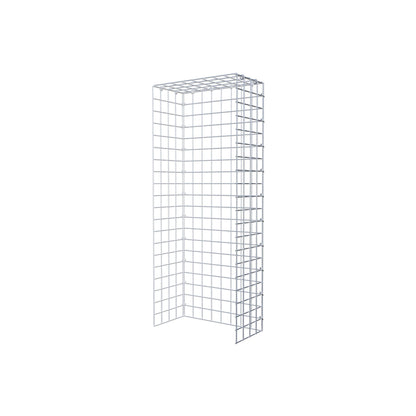 Anbaugabione Typ 4 100 cm x 20 cm x 40 cm (L x H x T), Maschenweite 5 cm x 5 cm, C-Ring