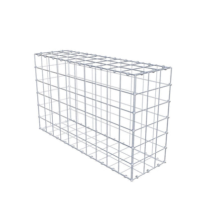 Gabion 100 cm x 60 cm x 30 cm (L x H x P), mailles 10 x 10 cm, anneau en spirale