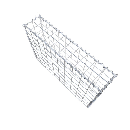 Grown-on gabion type 3 100 cm x 70 cm x 20 cm (L x H x D), mesh size 10 cm x 10 cm, spiral