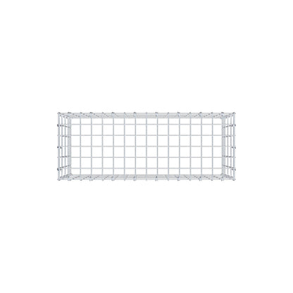 Gabião Tipo 3 80 cm x 40 cm x 30 cm (C x A x P), malhagem 5 cm x 10 cm, anel C