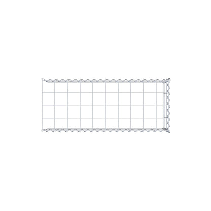 Gabion rapporté type 4 100 cm x 30 cm x 40 cm (L x H x P), mailles 10 cm x 10 cm, spirale