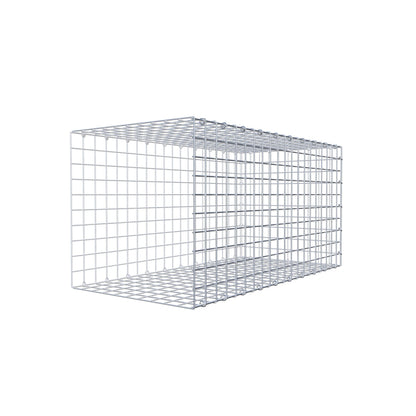Gavión acoplable tipo 2 100 cm x 50 cm x 50 cm (L x A x P), malla 5 cm x 5 cm, anillo en C