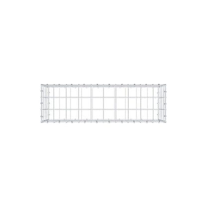 Gabião 100 cm x 40 cm x 30 cm (C x A x P), malhagem 10 x 10 cm, anel espiral