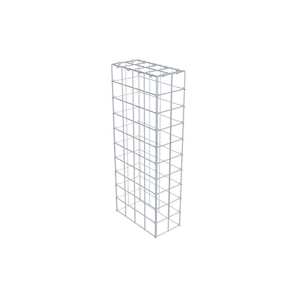 Anbaugabione Typ 3 100 cm x 40 cm x 20 cm (L x H x T), Maschenweite 10 cm x 10 cm, C-Ring
