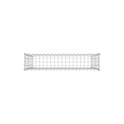 Anbaugabione Typ 3 100 cm x 90 cm x 20 cm (L x H x T), Maschenweite 5 cm x 10 cm, Spirale
