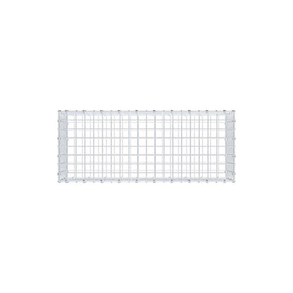 Gabião 100 cm x 30 cm x 40 cm (C x A x P), malhagem 5 x 5 cm, anel espiral