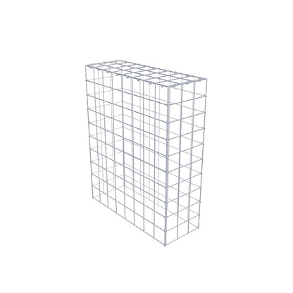 Fourche rapportée type 3 100 cm x 80 cm x 30 cm (L x H x P), mailles 10 cm x 10 cm, anneau C