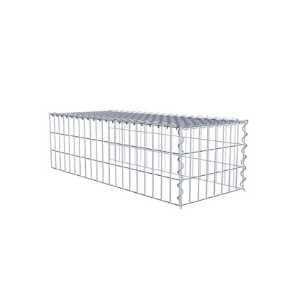Gabião tipo 4 100 cm x 30 cm x 40 cm (C x A x P), malhagem 5 cm x 10 cm, espiral