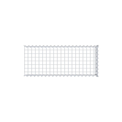 Anbaugabione Typ 4 100 cm x 20 cm x 40 cm (L x H x T), Maschenweite 5 cm x 5 cm, Spirale