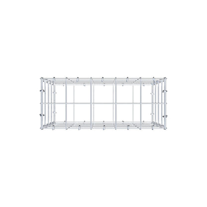 Gabião 50 cm x 40 cm x 20 cm (C x A x P), malhagem 10 cm x 10 cm, anel C