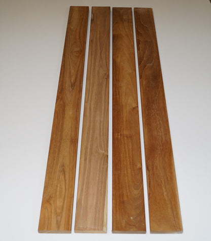 Banco de jardín 102 x 50 x 32 cm TEAK MW 5 x 5 cm, galvanizado en caliente