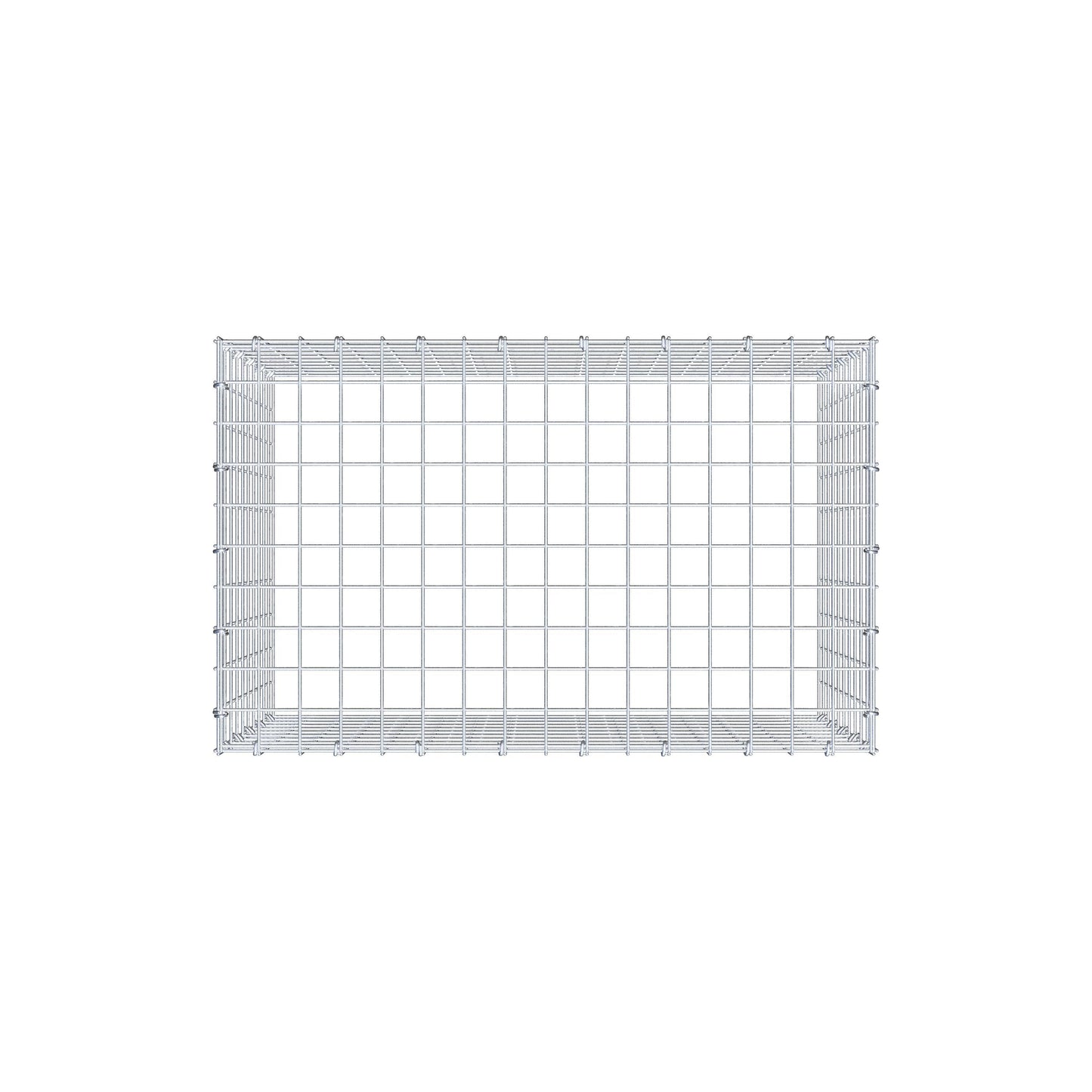 Fourche rapportée type 3 80 cm x 50 cm x 50 cm (L x H x P), mailles 5 cm x 5 cm, anneau C