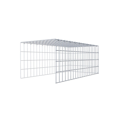 Pile aggiuntivo tipo 4 100 cm x 40 cm x 50 cm (L x H x P), maglia 5 cm x 10 cm, anello a C