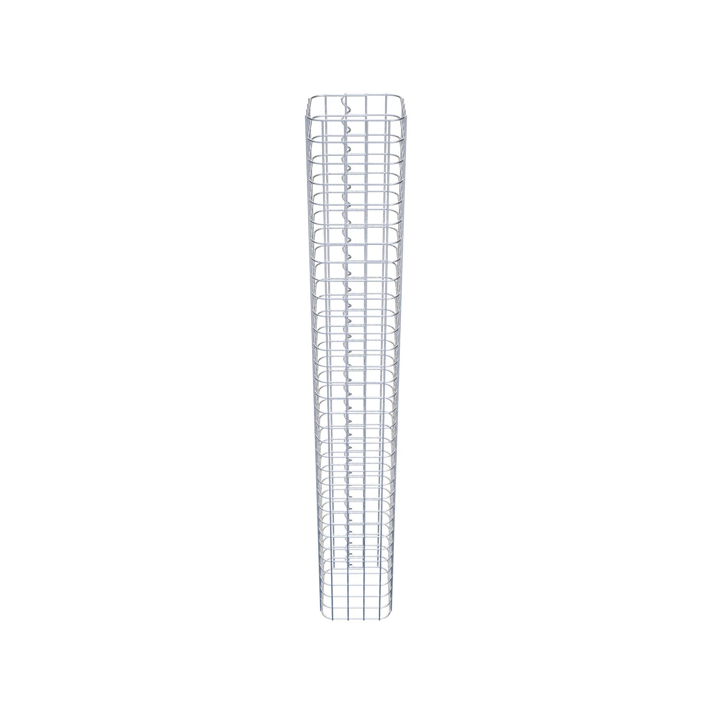 Gabionensäule eckig 22 cm x 22 cm, 160 cm Höhe, MW 5 cm x 5 cm