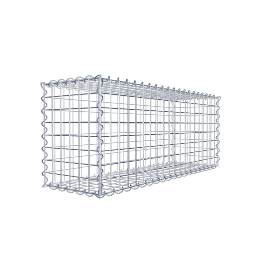 Gabião 100 cm x 40 cm x 30 cm (C x A x P), malhagem 5 cm x 5 cm, espiral