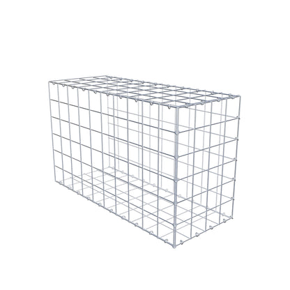 Anbaugabione Typ 2 100 cm x 60 cm x 40 cm (L x H x T), Maschenweite 10 cm x 10 cm, C-Ring