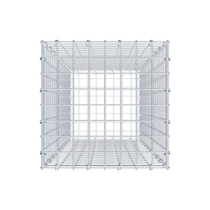 Gabbione 100 cm x 40 cm x 40 cm (L x H x P), maglia 5 cm x 5 cm, anello a C