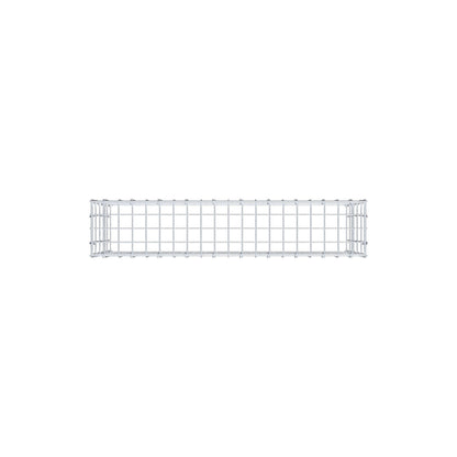 Gabbione aggiuntivo di tipo 3 100 cm x 50 cm x 20 cm (L x H x P), maglia 5 cm x 10 cm, anello a C