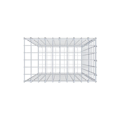 Anbaugabione Typ 2 100 cm x 50 cm x 30 cm, Maschenweite 5 cm x 10 cm, C-Ring