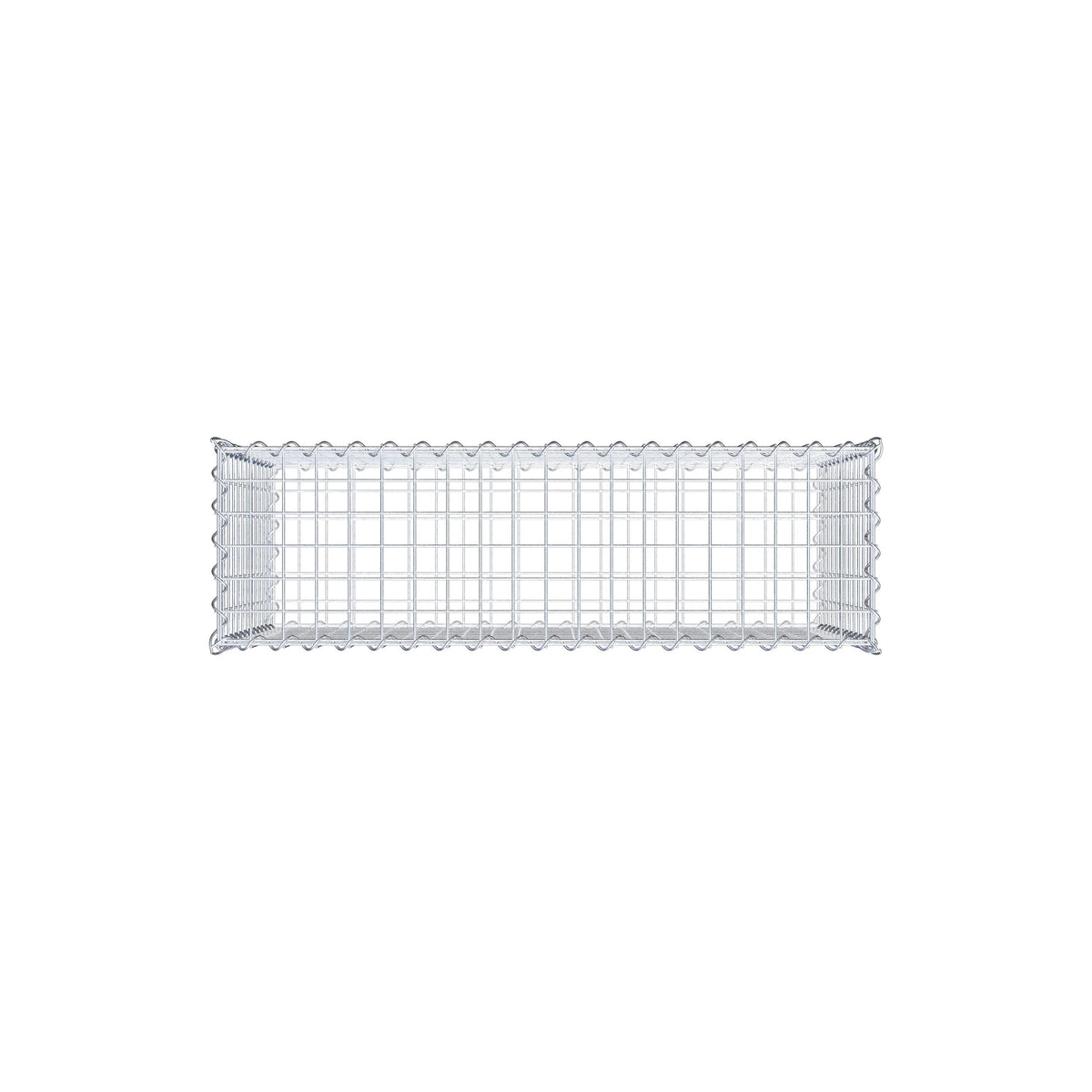 Gabione 100 cm x 60 cm x 30 cm (L x H x T), Maschenweite 5 cm x 5 cm, Spirale