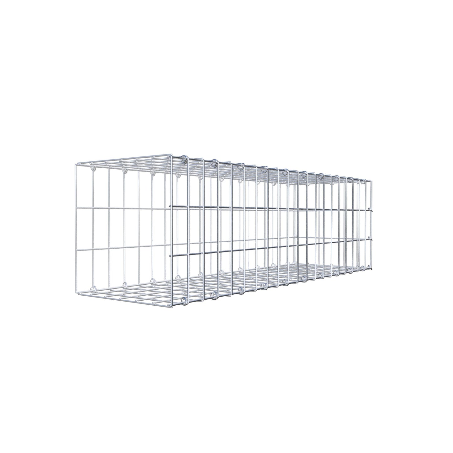 Gavión complementario tipo 2 100 cm x 30 cm x 30 cm, malla 5 cm x 10 cm, anillo en C