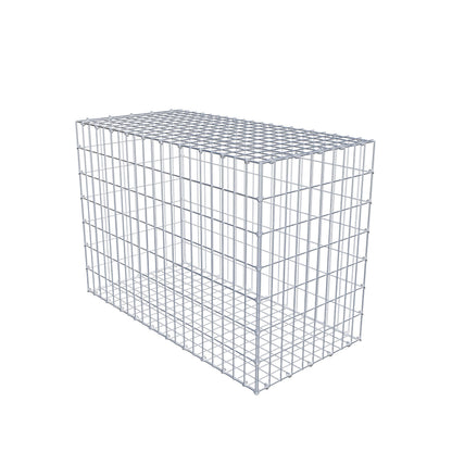 Gabion 100 cm x 70 cm x 50 cm (L x H x P), mailles 5 cm x 10 cm, anneau en C