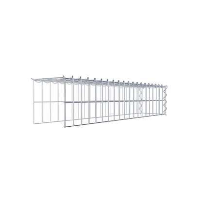 Anbaugabione Typ 4 100 cm x 20 cm x 20 cm (L x H x T), Maschenweite 5 cm x 10 cm, Spirale
