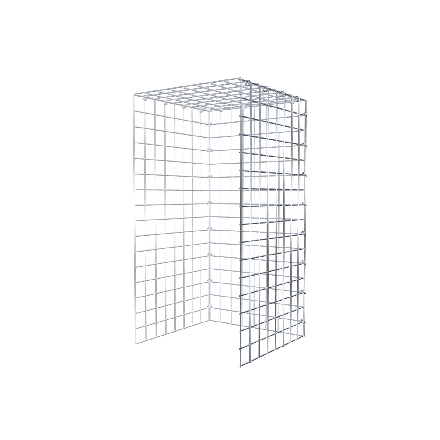 Toegevoegde pool type 4 80 cm x 40 cm x 40 cm (L x H x D), maaswijdte 5 cm x 5 cm, C-ring