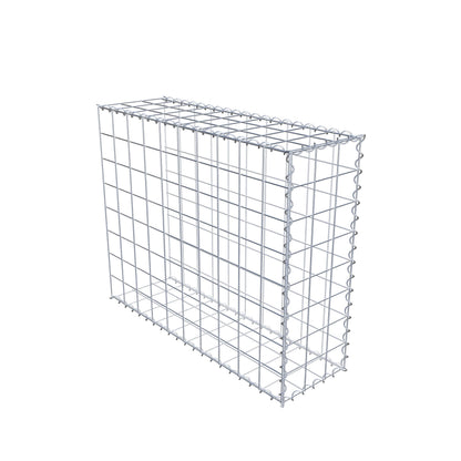 Anbaugabione Typ 2 100 cm x 80 cm x 30 cm (L x H x T), Maschenweite 10 cm x 10 cm, Spirale