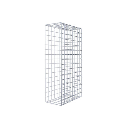 Anbaugabione Typ 2 80 cm x 40 cm x 20 cm (L x H x T), Maschenweite 5 cm x 5 cm, C-Ring