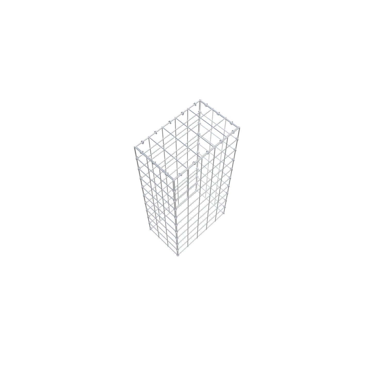 Type 3 oplegkorf 100 cm x 30 cm x 50 cm (L x H x D), maaswijdte 10 cm x 10 cm, C-ring