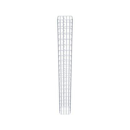 Gabionensäule eckig 22 cm x 22 cm, 200 cm Höhe, MW 5 cm x 10 cm