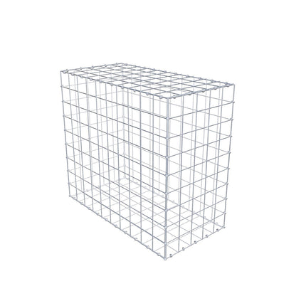 Gabione 100 cm x 90 cm x 50 cm (L x H x T), Maschenweite 10 x 10 cm, Spiralring