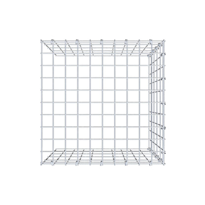 Anbaugabione Typ 4 50 cm x 50 cm x 50 cm (L x H x T), Maschenweite 5 cm x 10 cm, C-Ring