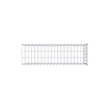 Anbaugabione Typ 2 100 cm x 40 cm x 30 cm (L x H x T), Maschenweite 5 cm x 10 cm, Spirale