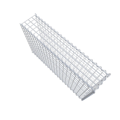 Add-on schanskorf type 2 100 cm x 60 cm x 20 cm (L x H x D), maaswijdte 5 cm x 5 cm, spiraalvormig