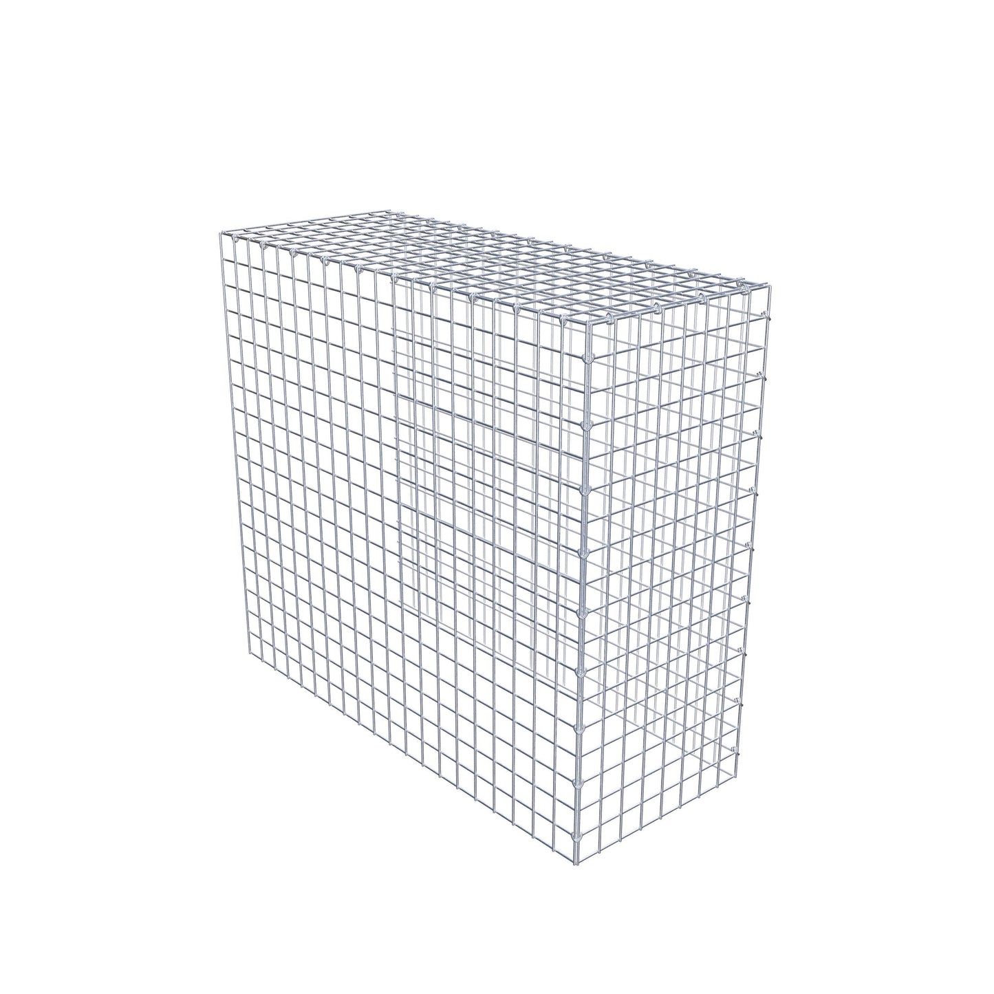Gabbione aggiuntivo tipo 4 100 cm x 90 cm x 40 cm (L x H x P), maglia 5 cm x 5 cm, anello a C
